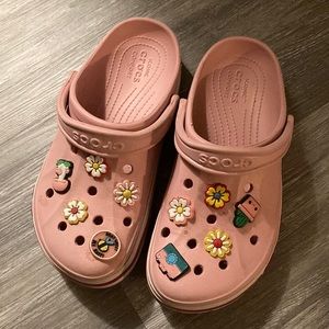Super Cute Pink Crocs